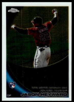 2010 Topps Chrome AUTO RC Jason Heyward Rookie Atlanta Braves #174 - Image 1 of 2