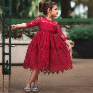 Red Dress 4T Size Formal Wear for Girls 