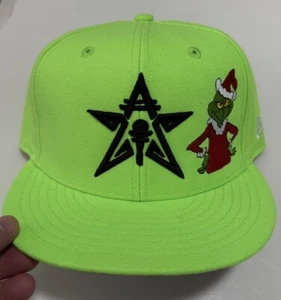 New Era AZIS Salute Hat Cap CUSTOM 1 Of 1 Kobe Grinch Dr. Seuss Black Mamba 7 1/4 - Bild 1 von 5