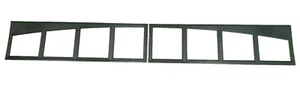 2Amarr Arch Thames Replacement Inserts for Long Panel Amarr Garage Doors Black - Picture 1 of 2