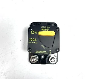 Blue Sea Systems 8646390 , 100A 48V DC 187 Series Surface Mount Circuit Breaker - Picture 1 of 5