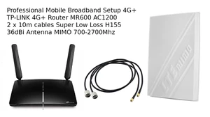 TP-LINK MR600 AC1200 4G + LTE router a banda larga mobile sbloccato e antenna esterna - Foto 1 di 4