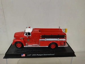 INTERNATIONAL PUMPER 1953 FIRE/POMPIERS/BOMBEROS 1:57 DelPRADO URNA NO ORIGINAL - Imagen 1 de 4