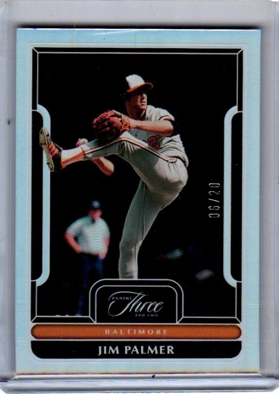 2023 Panini Three and Two - #95 Jim Palmer /20 Super Short Print - Image 1 of 2