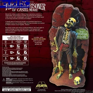 Atlantis Models A453 Forgotten Prisoner Of Castel Mare Glow Edition 1/8 - Picture 1 of 1