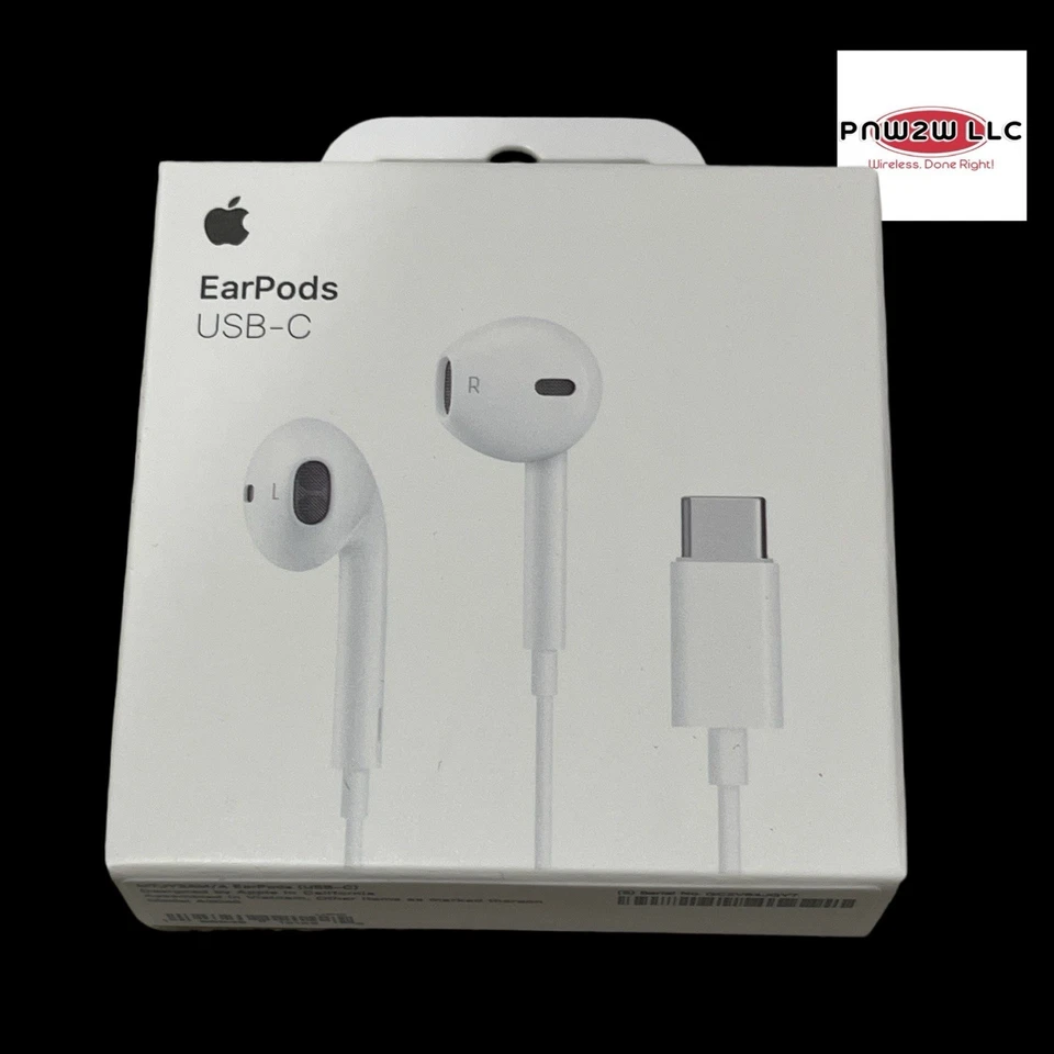 New Apple USB-C Earpods Original OEM for iPhone 15 In Sealed box. Model A3046 - Image 1 of 4