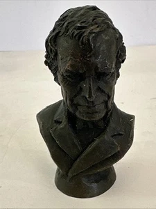 Zachary Taylor Bronze Statue Franklin Mint President Bust 1977 3" - Picture 1 of 5