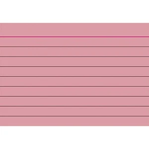 Karteikarten DIN A8 liniert Farbe rot - Picture 1 of 1