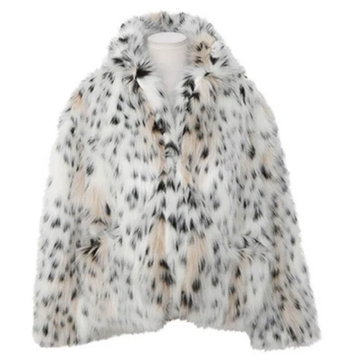 Autumn and Winter New Fox Fur Coat Women's Medium Long Fashion Leopard Fur Coat - Image 1 of 4