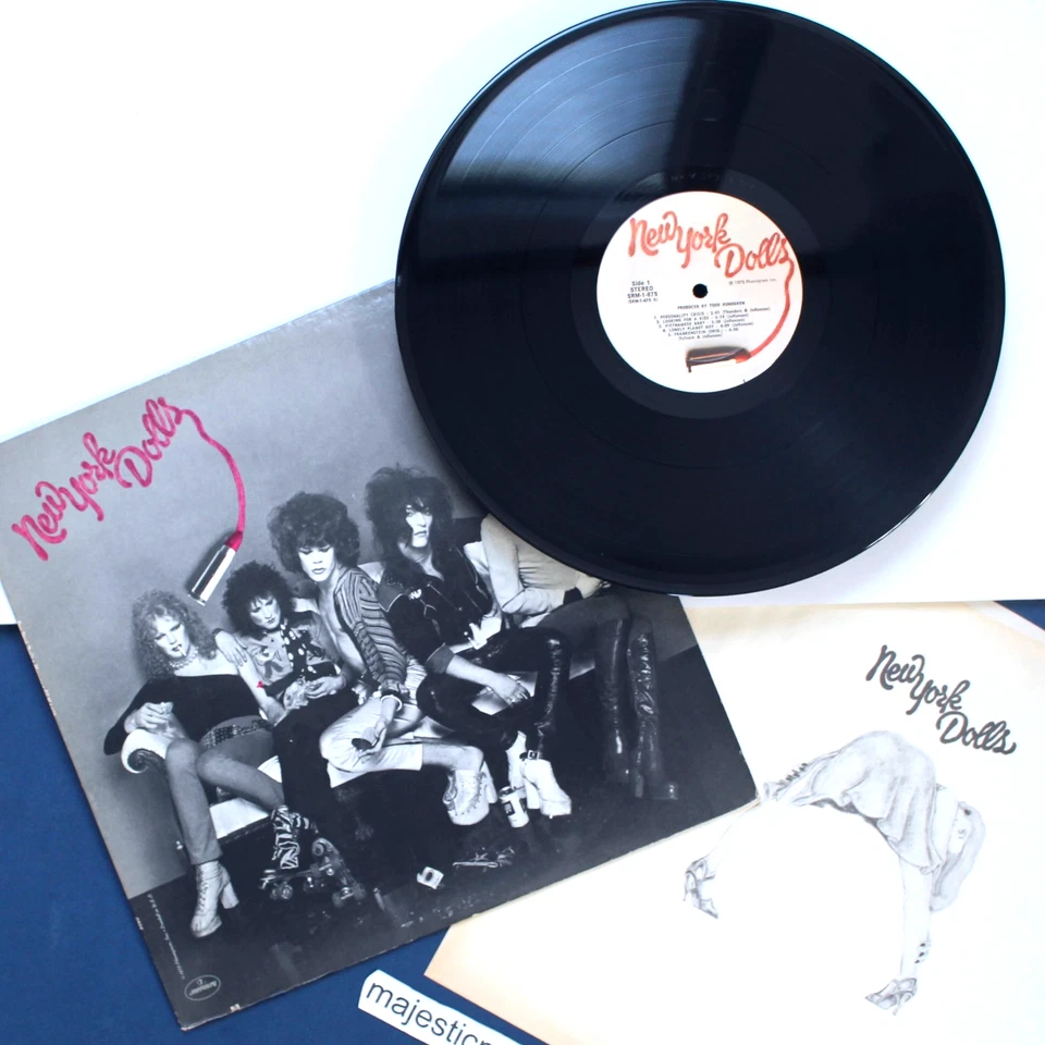 PRISTINE ORIGINAL 1973 STERLING PUNK MASTERPIECE THE NEW YORK DOLLS VINYL LP NM - Image 1 of 4