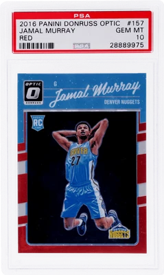 Donruss Optic Jamal Murray 2016 rojo #157/99 PSA 10 novato radiocontrol Foto 1 de 2