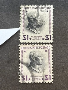 55660 Stamp US Sc#832 $1 Used Left Center Shift Error OFE SP* - Picture 1 of 2