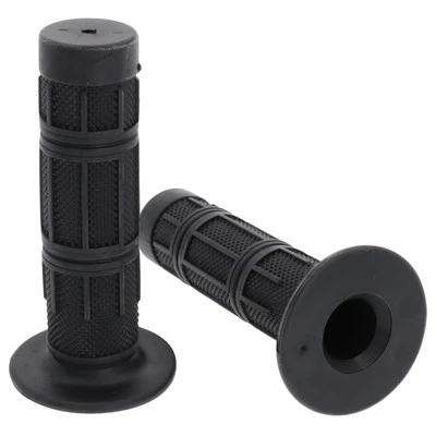 Motorrad Griffe Griffgummi Paar 22/25mm schwarz für 7/8" 22mm Lenker Länge 124mm - Bild 1 von 4