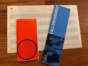 Vintage IBM System/360 Paper Work / Manuals - Picture 1 of 8