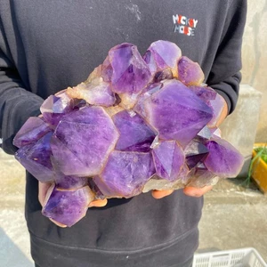 13,9 Pfund natürlicher Amethyst Quarz Cluster Kristall Probe Heilung - Bild 1 von 17