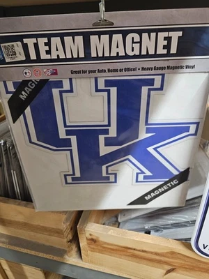 KENTUCKY WILDCATS  NCAA FOOTBALL MAGNET CAR OFFICE 12 Inch Helmet NEW - Image 1 of 3