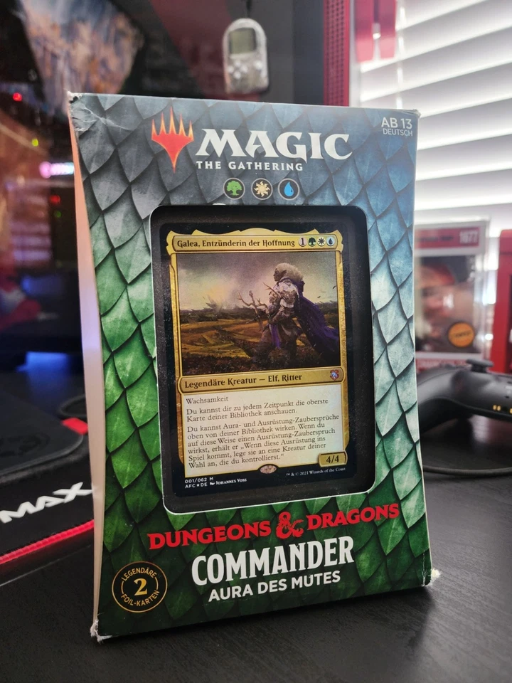 1xMagic Dungeons & Dragons Commander Deck Aura des Mutes (deutsch) - Image 1 of 1