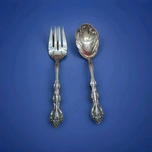 International Silver Co Deep Silver Interlude Casserole Spoon Cold Meat Fork - Picture 1 of 18