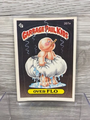 1986 Topps Garbage Pail Kids Series #207a OVER FLO - Image 1 of 2