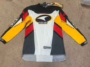 90's Vintage AXO Motocross Jersey Youth Size Large TEAM Junior NEW OLD STOCK - Picture 1 of 3