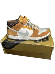 Größe 11 - Nike SB Dunk Mid Fender Bass - (314383-102) - GEBRAUCHT - - Bild 1 von 17