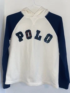 Polo Ralph Lauren Multicolor Boys Knit Waffle Hooded Thermal large 14/16 - Picture 1 of 2