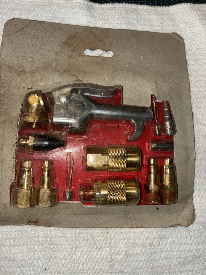 13 Piece Brass Air Compressor Accessory Kit 1/4" compressor setup Brand Unknown - Image 1 of 1