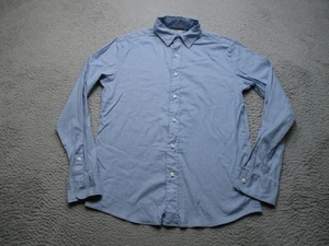 Faherty Hemd Herren Small Blau Langarm Knopfleiste Supima Baumwolle Freizeit - Bild 1 von 10