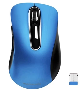 NEW memzuoix 2.4G Wireless Mouse 1400 DPI Cordless USB Receiver PC Laptop Mac - Picture 1 of 7