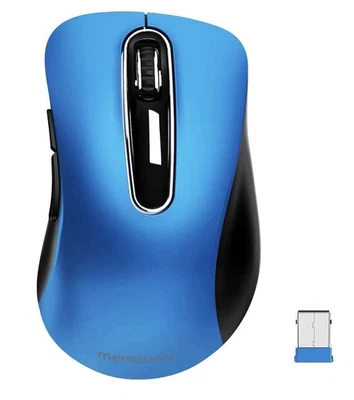 NEW memzuoix 2.4G Wireless Mouse 1400 DPI Cordless USB Receiver PC Laptop Mac - Image 1 of 4