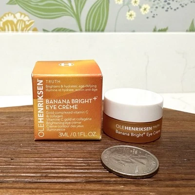 Ole Henriksen Banana Bright+ Eye Creme 3ml/0.1fl.oz. Travel MINI NEW In Box - Image 1 of 4