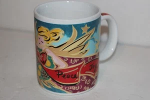 Starbucks Home for the Holidays Mary Graves Peace Joy Angel Mug - Picture 1 of 3