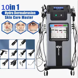 10 in1 Facial Hydra Dermabrasion Hydro Water Jet Aqua Skin Deep Cleaning Machine - Picture 1 of 16