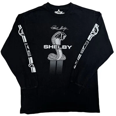 Camiseta grande negra manga larga para hombre JH Design Jeff Hamilton Shelby Racing Foto 1 de 4