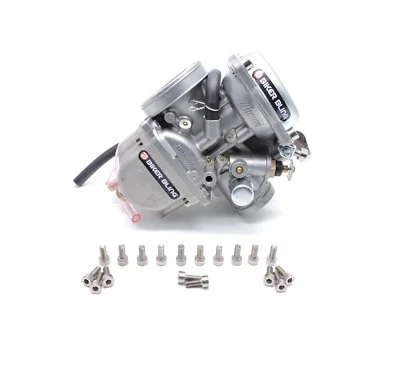 Tapa de carburador de acero inoxidable Kawasaki Voyager XII ZG1200 1992 y pernos de cuenco flotador Foto 1 de 4