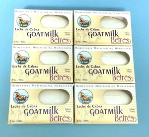 6x sapone per barretta detergente latte di capra Betres, 3,5 once - Foto 1 di 4