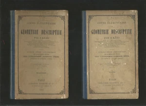 Géométrie descriptive textes & planches - J.Kles - Picture 1 of 1