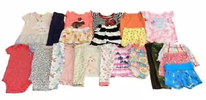 Lotto abiti bambina pantaloni pantaloncini onesies 12 mesi Minnie Mouse Carters Gerber - Foto 1 di 13