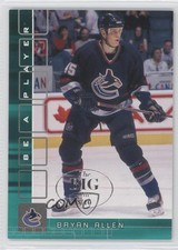 2001 ITG Be A Player Memorabilia Emerald The Big One (Vancouver) /10 Bryan Allen