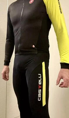 Castelli Rosso Corsa Full Body Thermo Winter Cycling SkinSuit Mens Large - Image 1 of 4
