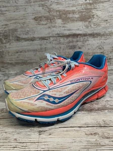 SAUCONY Cortana 4 PowerGrid Women's Size 7.5 Running Shoes White Blue Pink - Picture 1 of 10