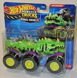 Hot Wheels Skelesaurus Monster Trucks Big Rigs 1:64 Scale - Picture 1 of 5