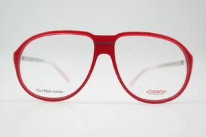 Vintage Brille Carrera CA 6149 Rot Weiß Silber Oval Brillengestell eyeglasses - Bild 1 von 6