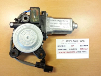 GENUINO NUEVO REGULADOR VENTANA MOTOR DERECHO DELANTERO TRAJES HYUNDAI SANTA FE 2000-2005 Foto 1 de 4