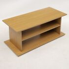 Modern Light Oak TV Stand With Media Box Shelves FREE Nationwide Delivery
