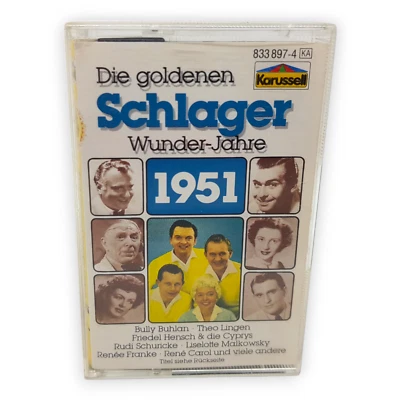 Goldene Schlagerwunderjahre 1951 MC Musik Kassette Karussell Buhlan Lingen - Bild 1 von 4