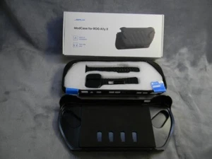 JSAUX PC0111 BLACK MODCASE FOR 2024 ROG ALLY X W/DETACHABLE FRONT SHELL - Picture 1 of 8