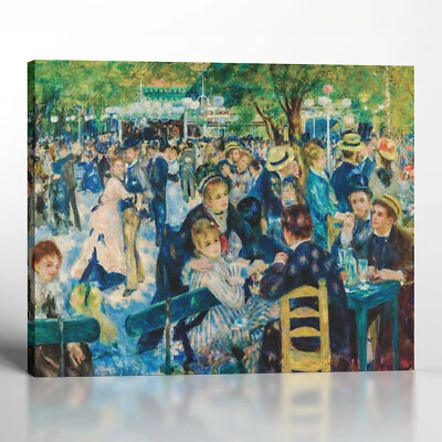 Dance Wall Art, Famous Paintings Wall Art, Dance at Le Moulin De La Galette - Image 1 of 4