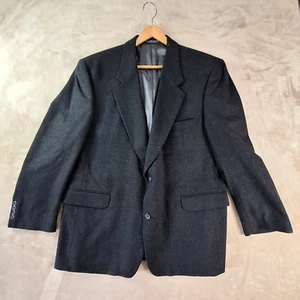 Gianfranco Ruffini Sports Blazer Men's 44 Black Cashmere Blend Italy - Picture 1 of 12