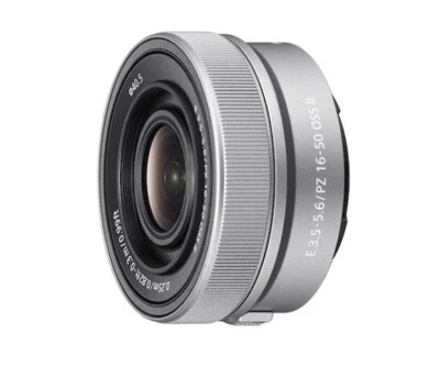 Sony E 16-50mm f/3.5-5.6 OSS II PZ Zoom Kit Lens - Silver - New! No Packaging - Image 1 of 4